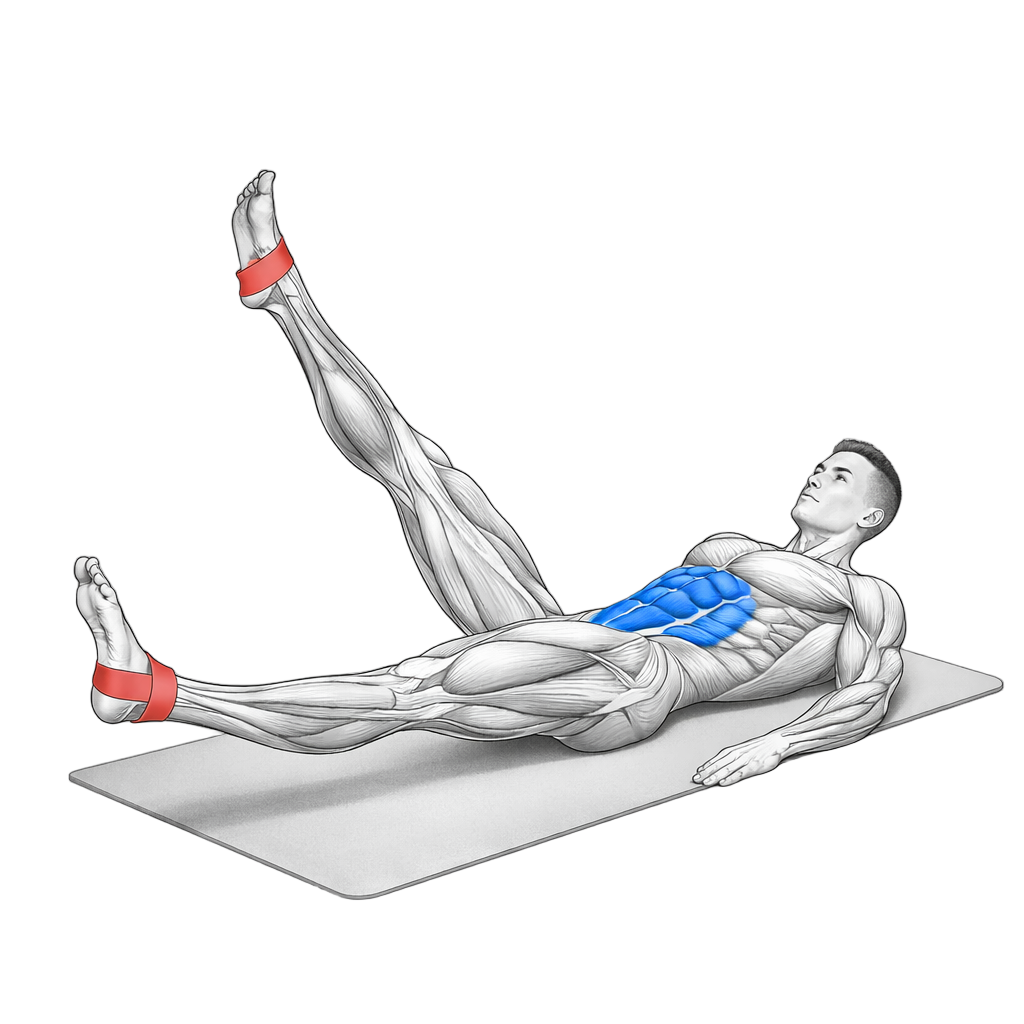 Mini Loop Band Scissor Kick