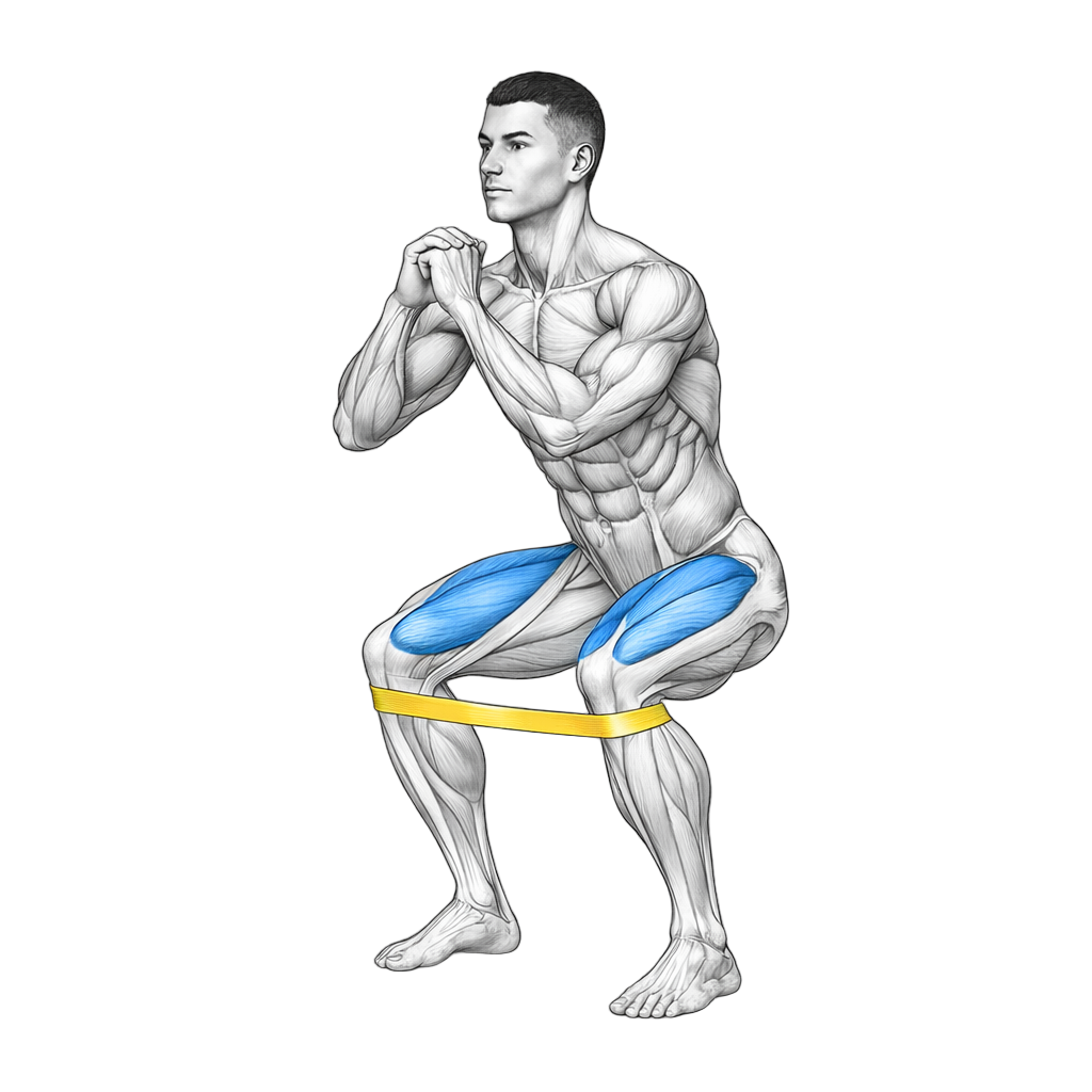 Mini Loop Band Squat