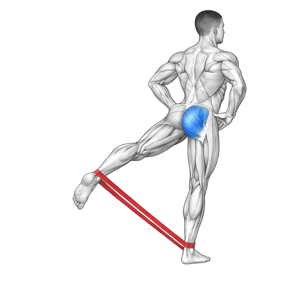 Mini Loop Band Standing Hip Extension