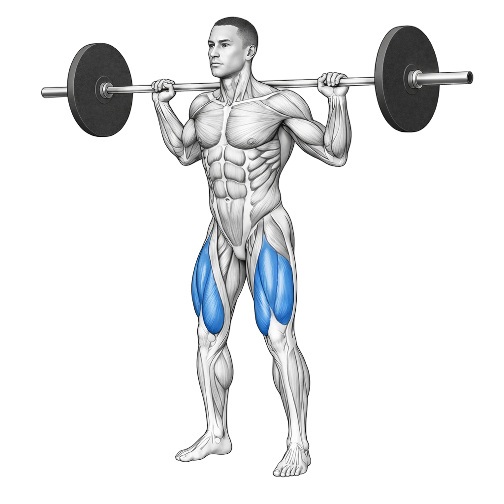 Olympic Squat exercise demonstration