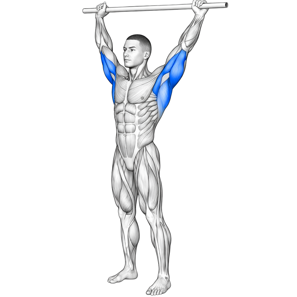 Overhead PVC Shoulder Stretch
