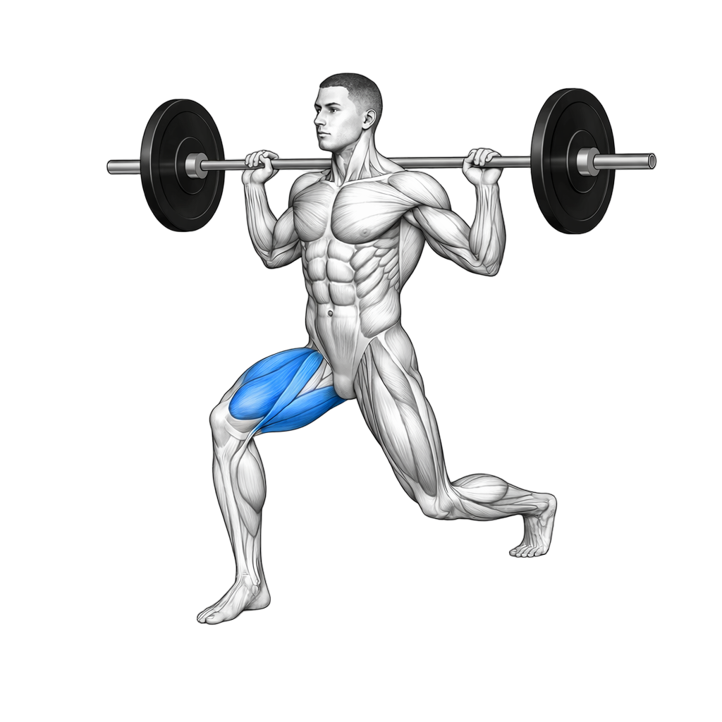 Pause Barbell Lunge