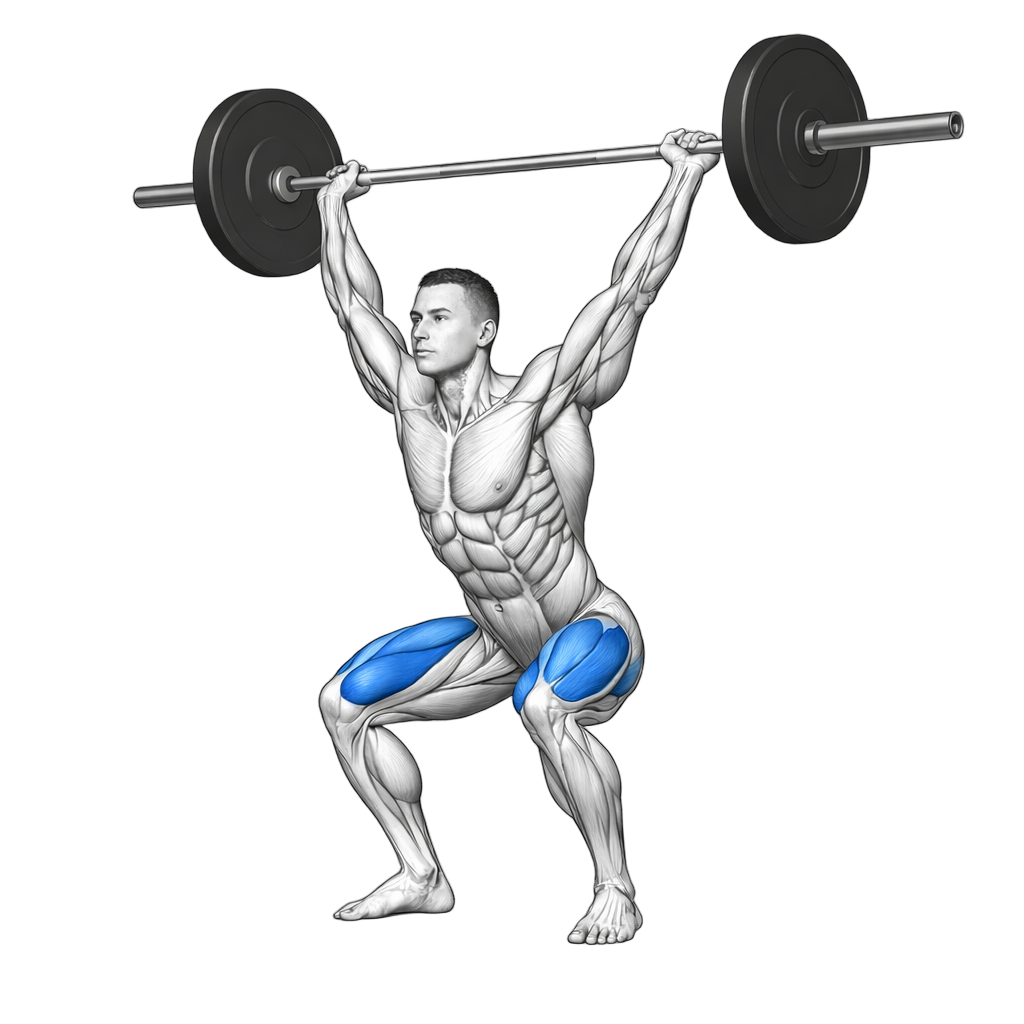 Power Snatch to Overhead Squat