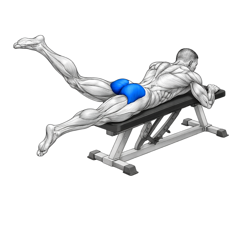 Prone Flutter Kicks exercise demonstration