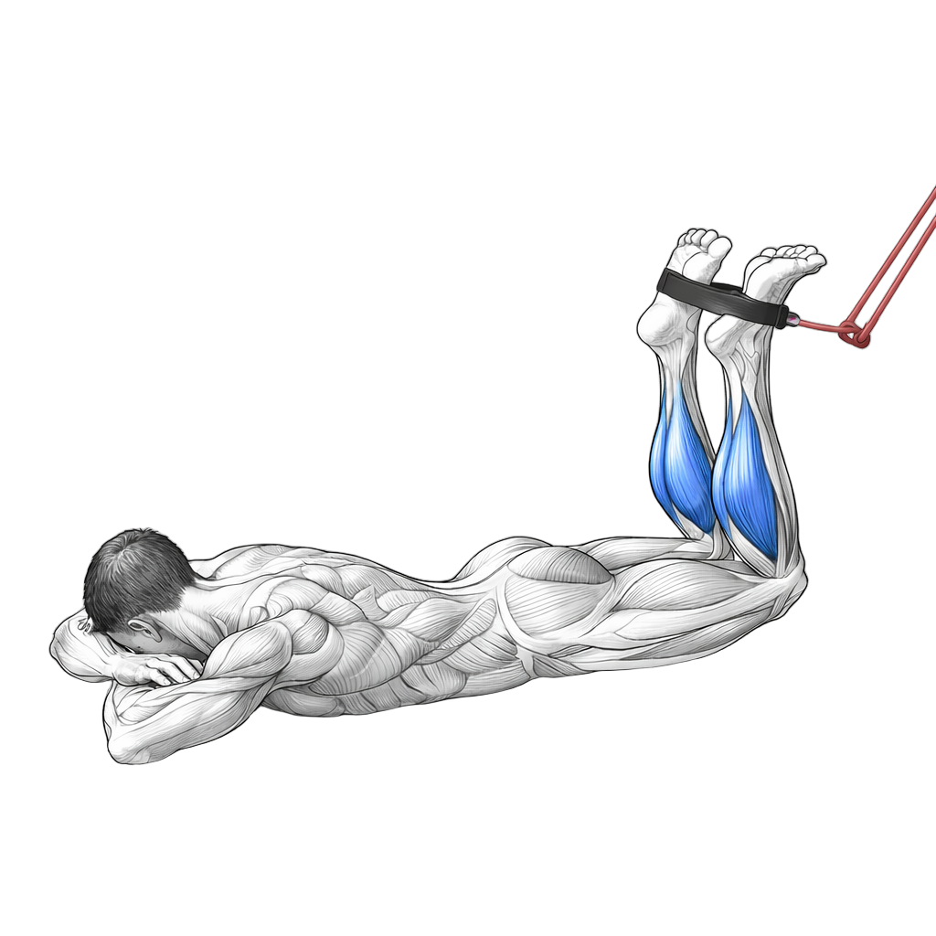 Prone Loop Band Hamstring Curl