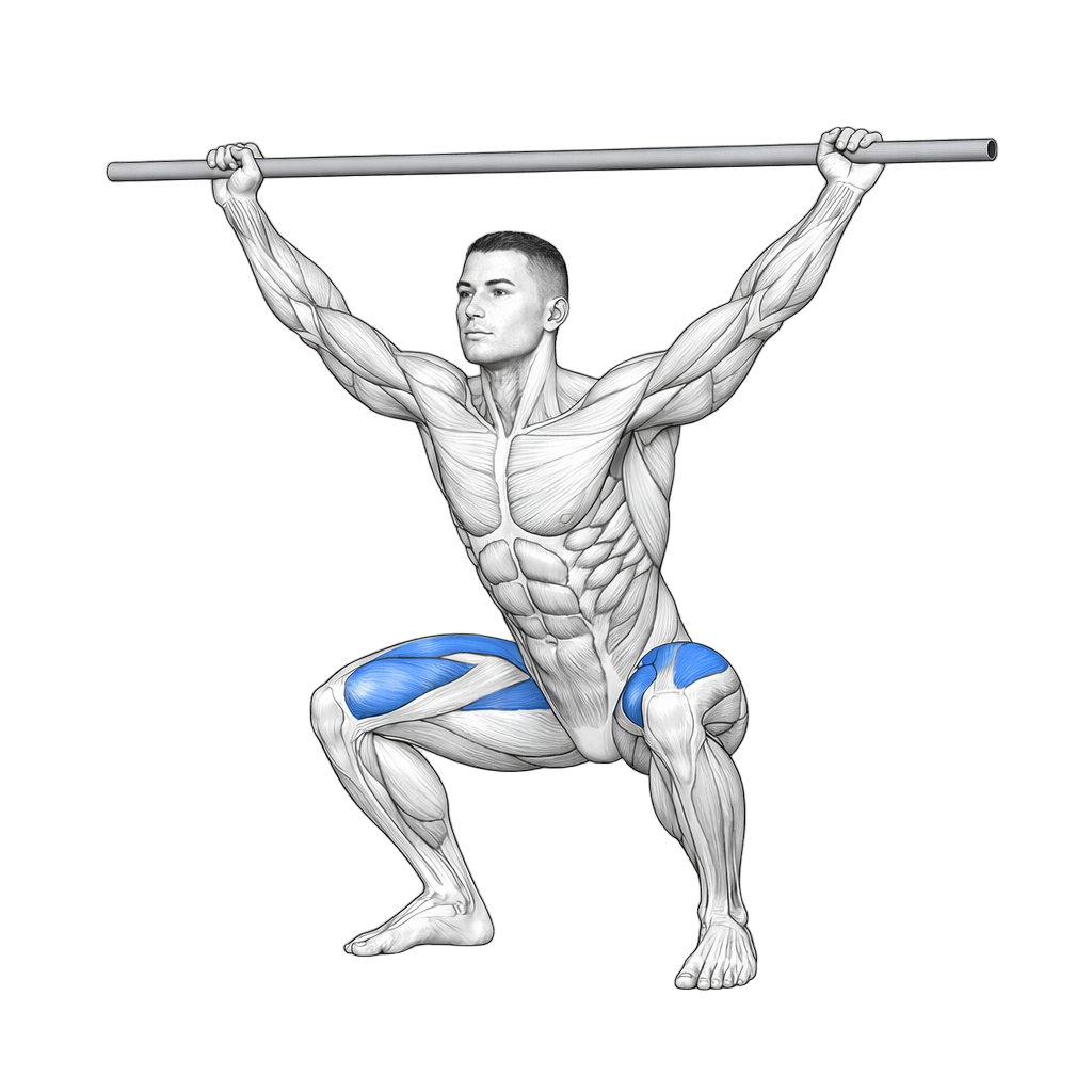 PVC Overhead Squat Hold