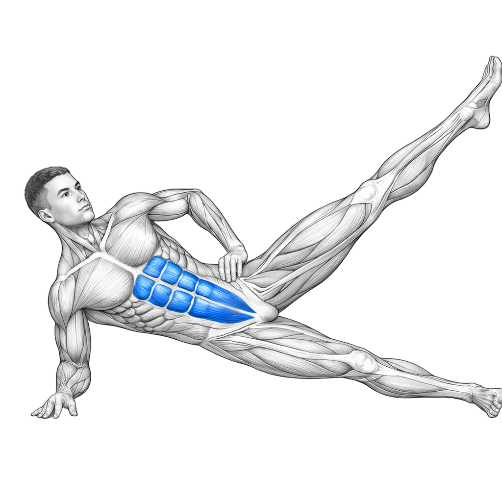 Side Plank Leg Lift