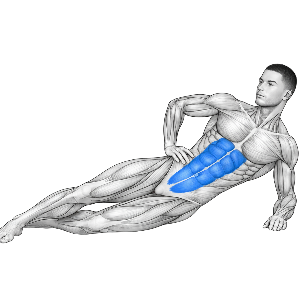 Side Plank With Knees Bent