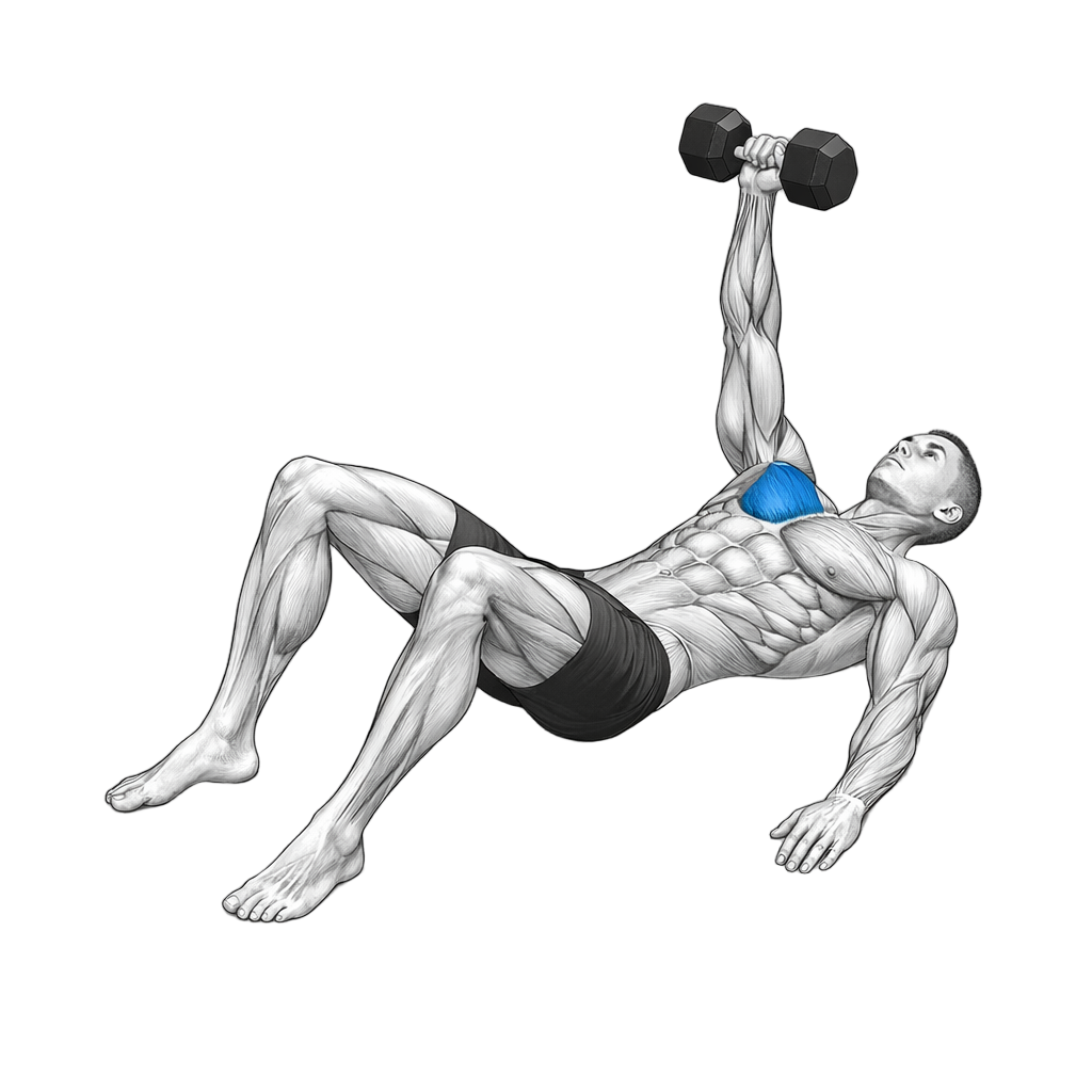 Single-Arm Floor Press exercise demonstration