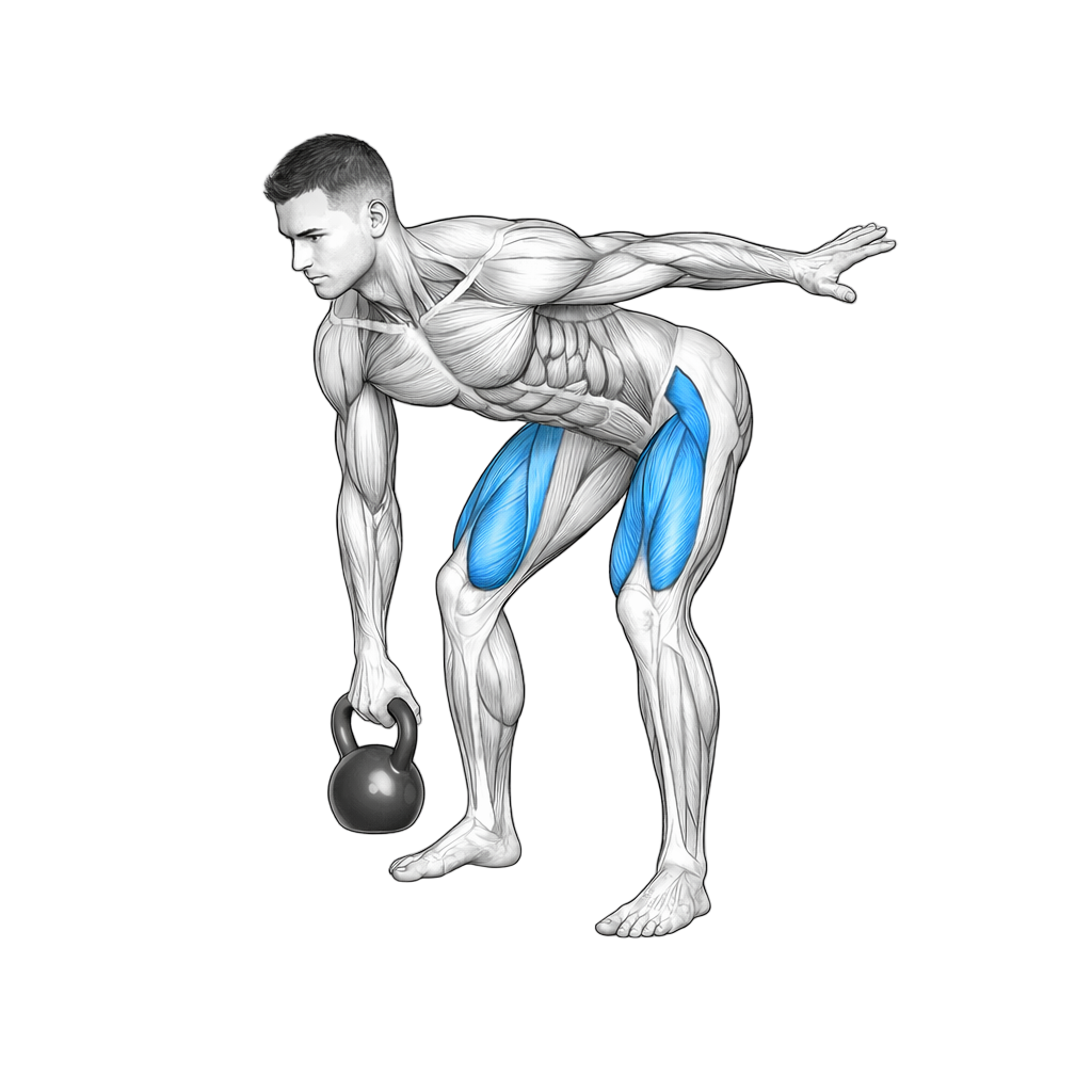 Single Kettlebell Suitcase Deadlift
