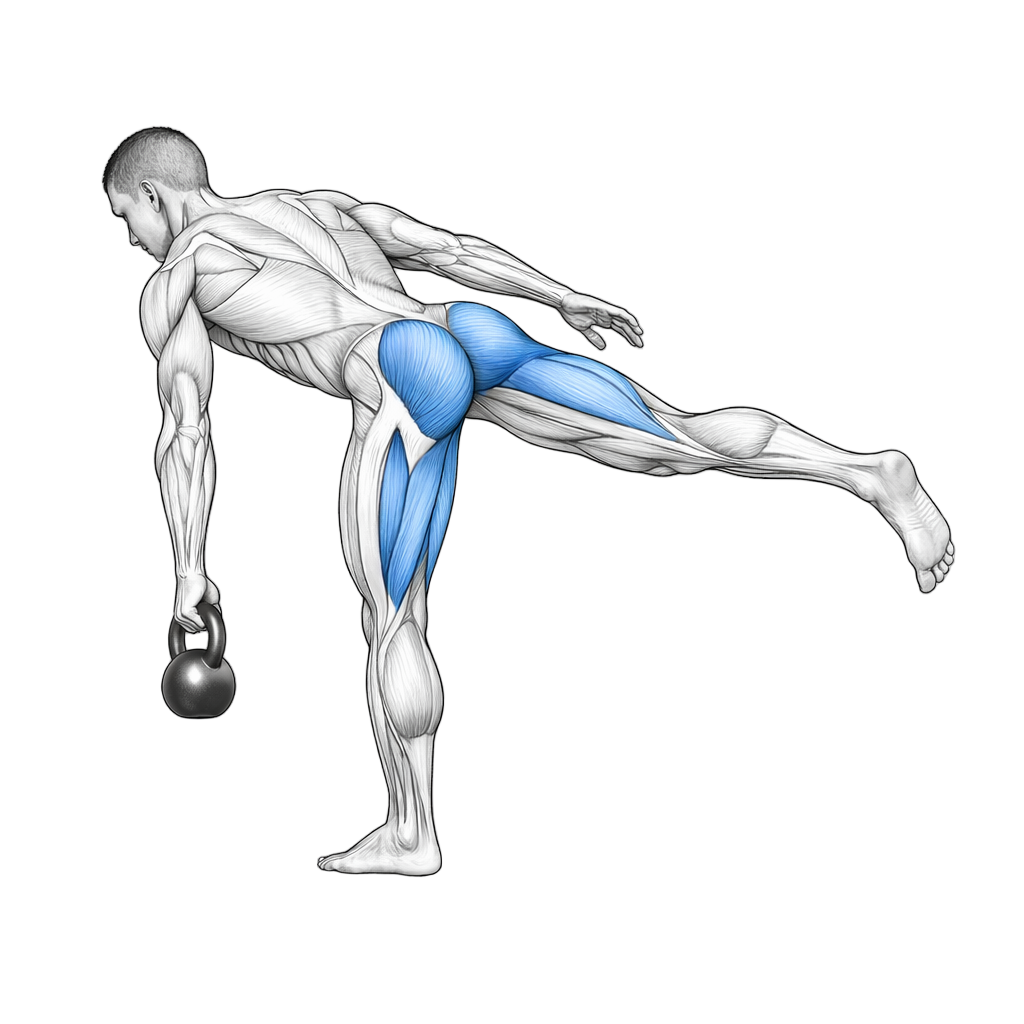 Single Leg Kettlebell Deadlift