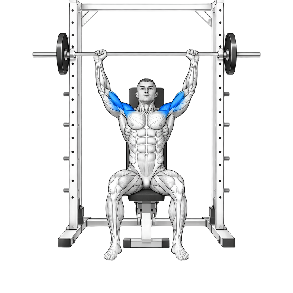 Smith Machine Overhead Shoulder Press