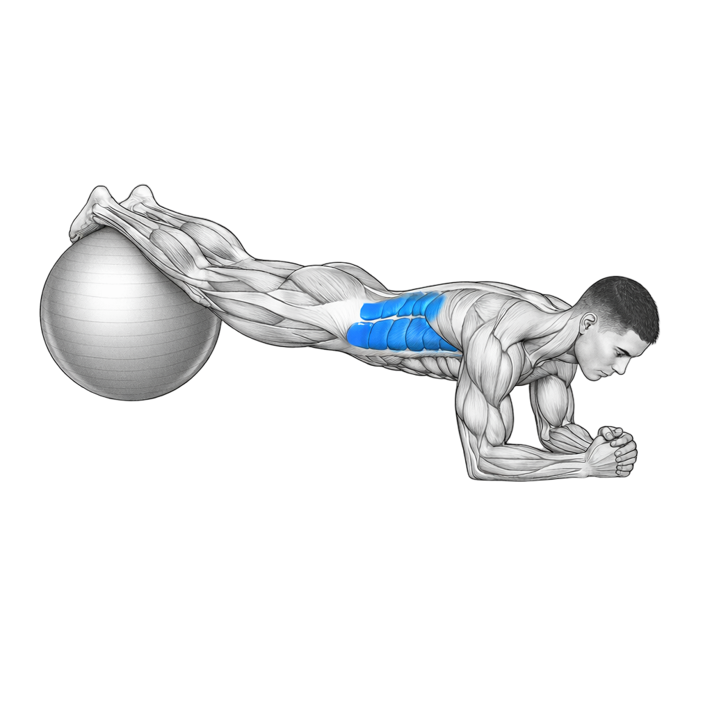 Stability Ball Plank