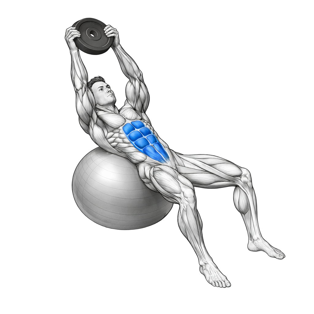 Stability Ball Russian Twist
