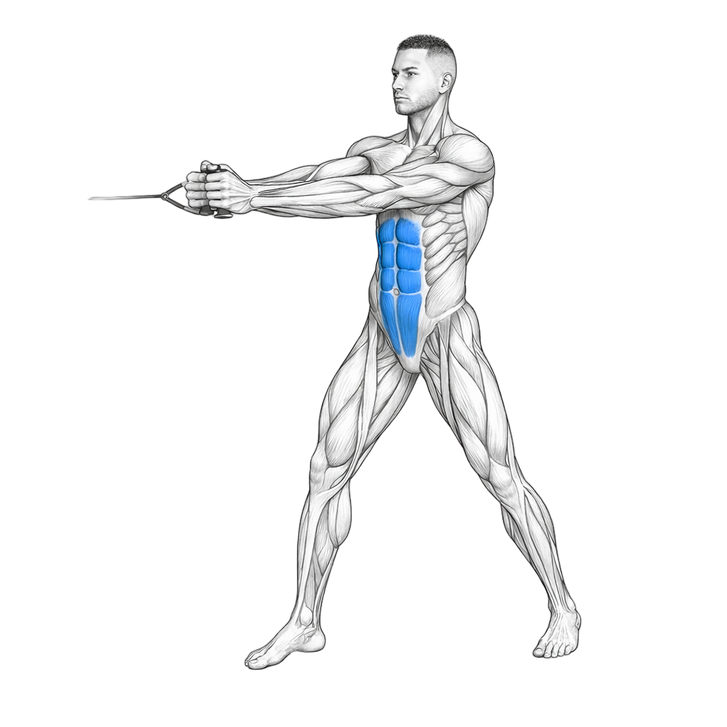 Standing Cable Core Twist