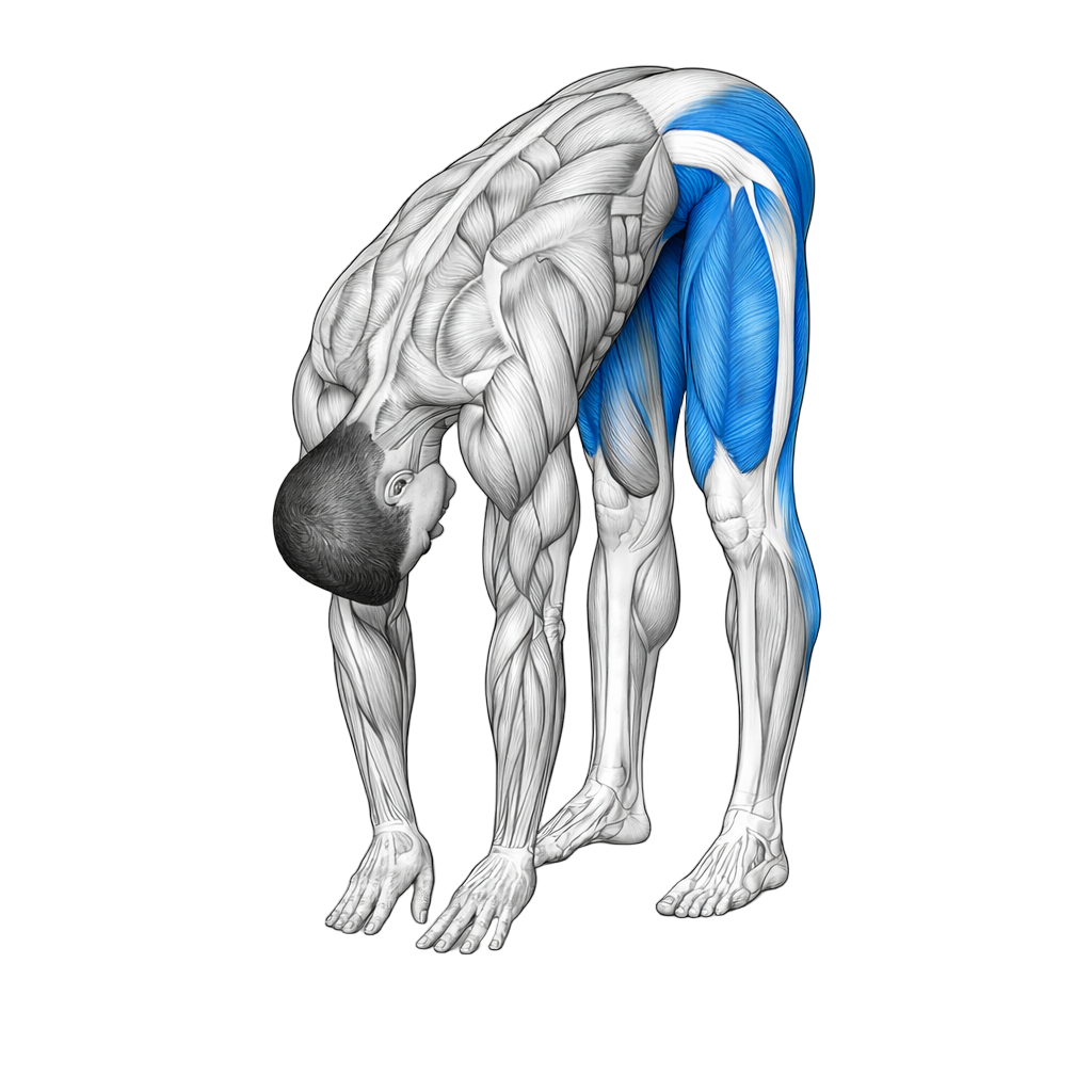 Standing Forward Bend exercise demonstration
