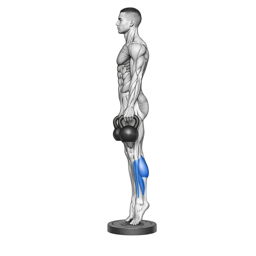 Standing Kettlebell Calf Raise