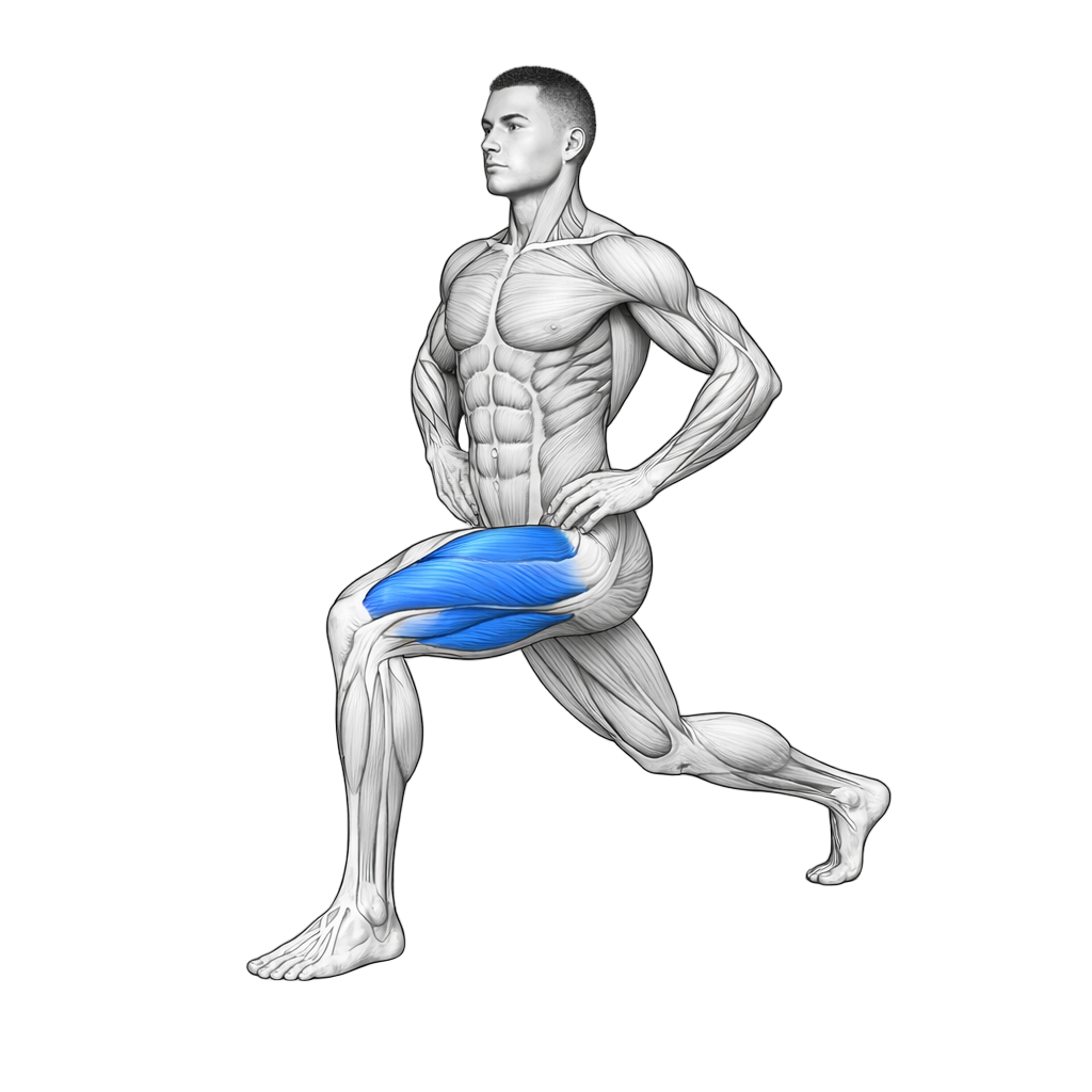 Static Lunge exercise demonstration
