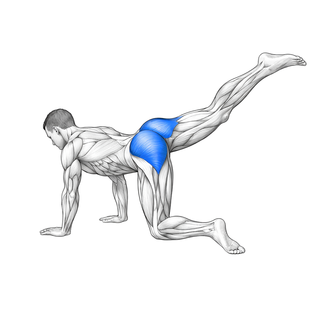 Straight Leg Kickback