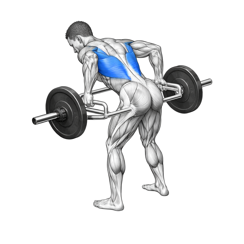 Trap Bar Bent Over Row