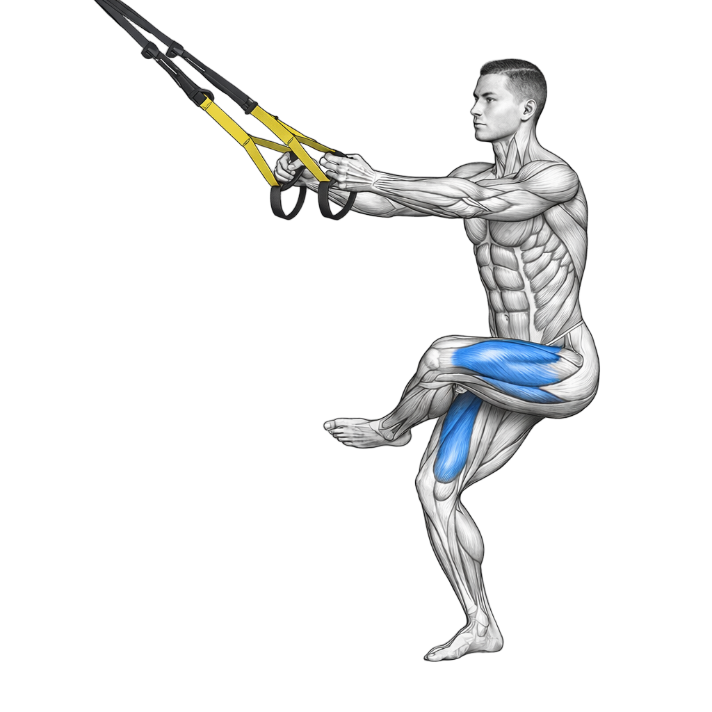TRX Figure Four Squat