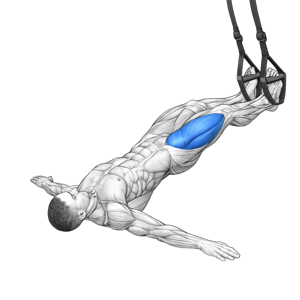 TRX Hip Thrust exercise demonstration