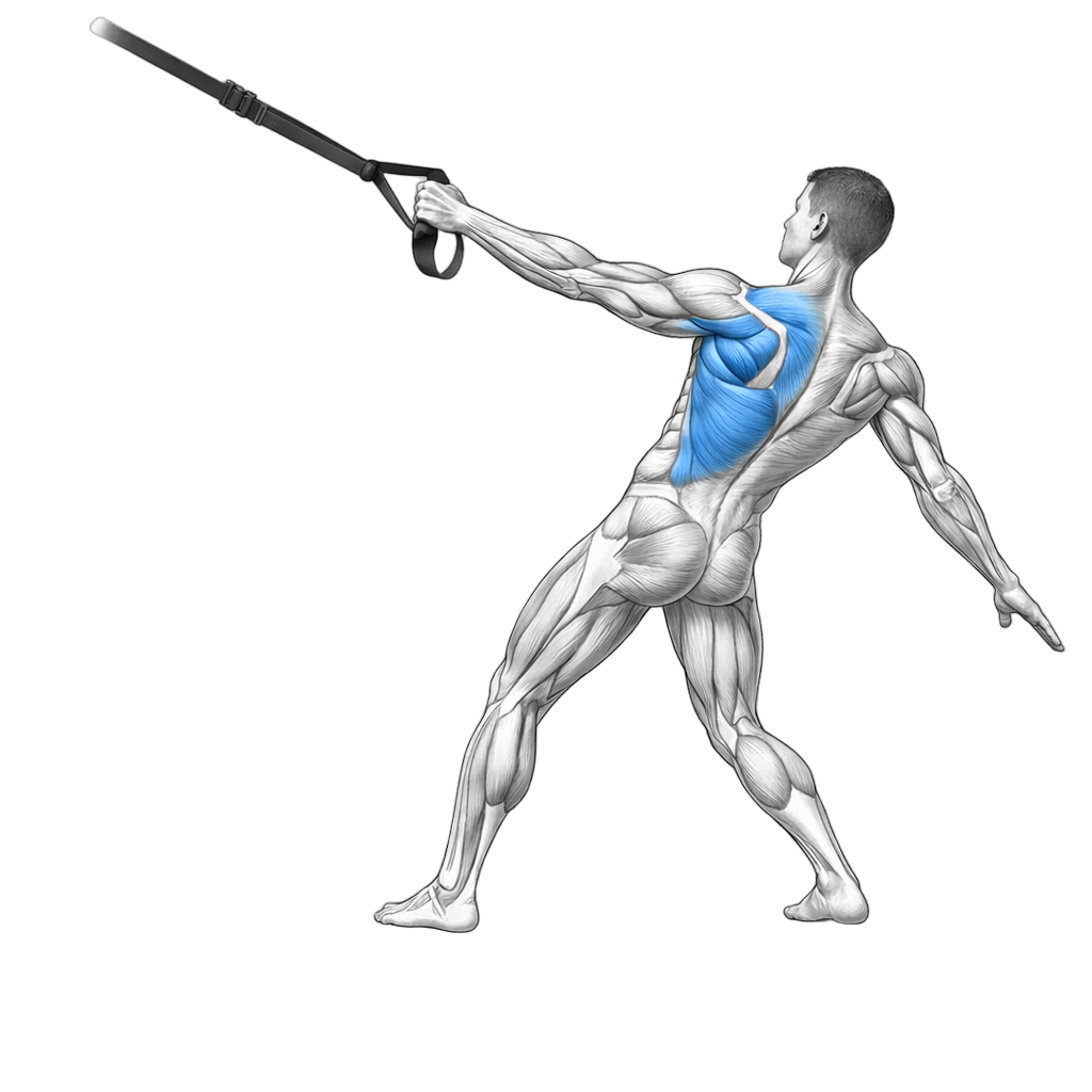 TRX Power Pull exercise demonstration