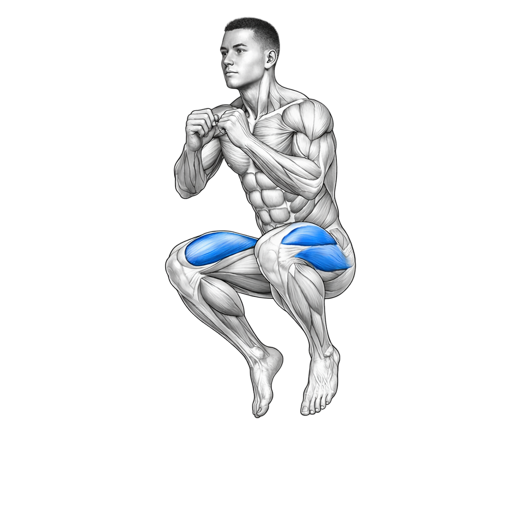 Tuck Jump exercise demonstration
