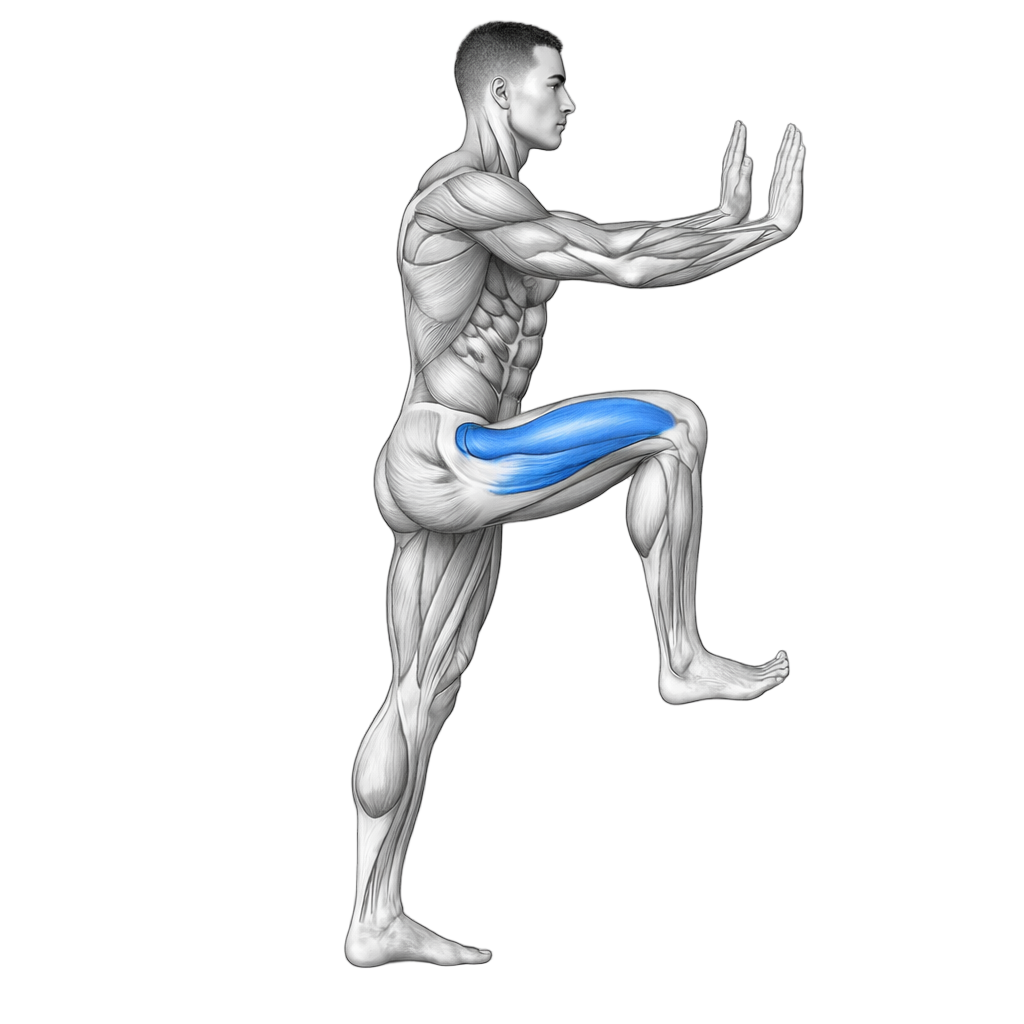 Wall Triple Knee Drive