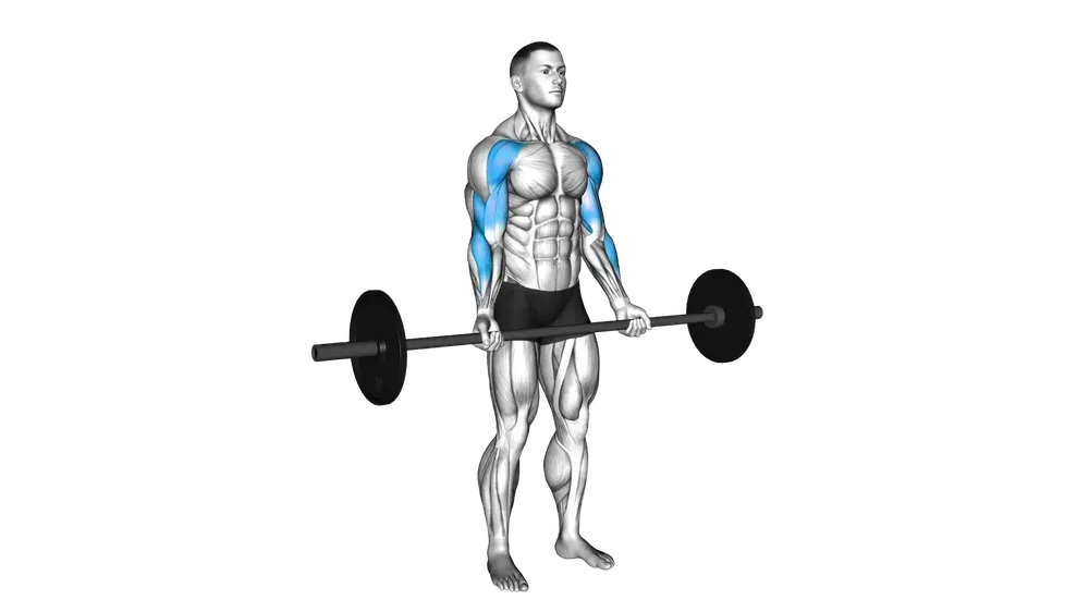 Barbell Drag Curl