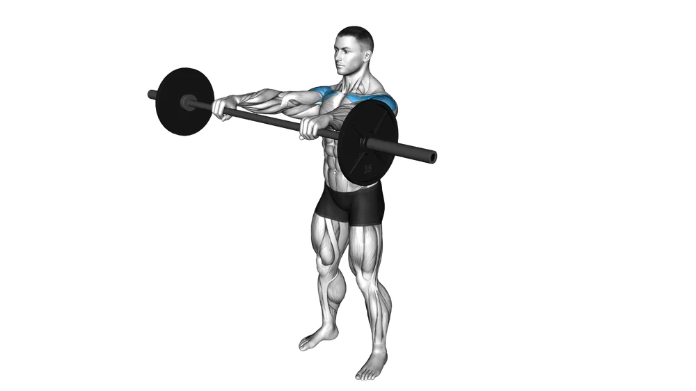 Front Raise (Barbell) exercise demonstration