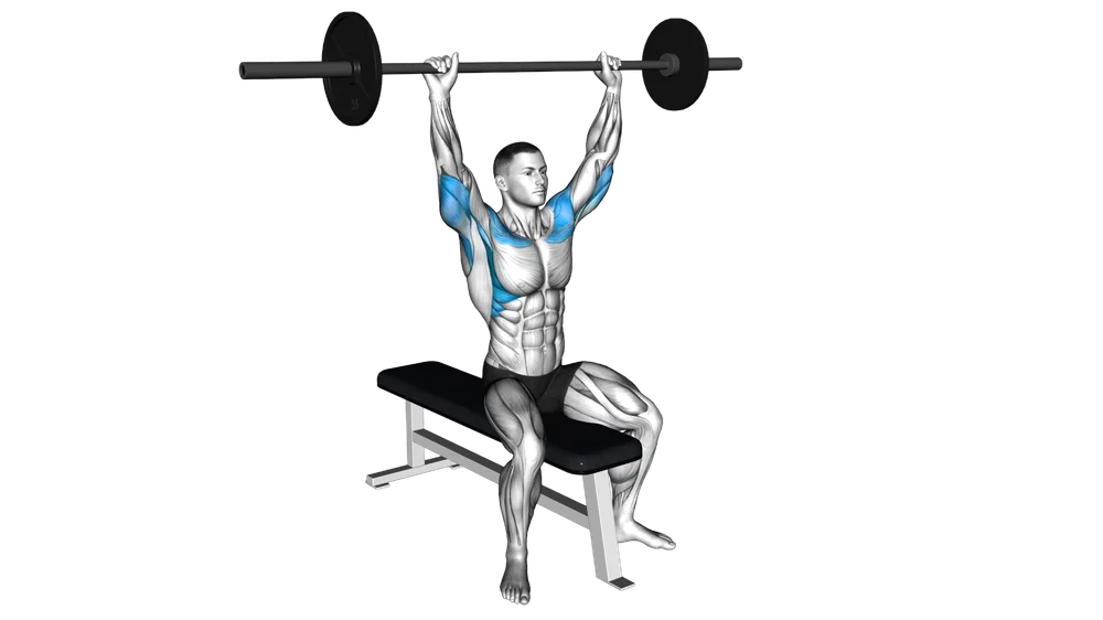 Seated Overhead Press (Barbell)