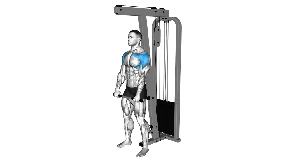 Cable Front Raise exercise demonstration
