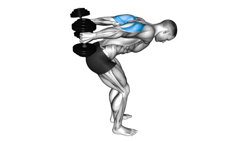 Dumbbell Tricep Kickback exercise demonstration