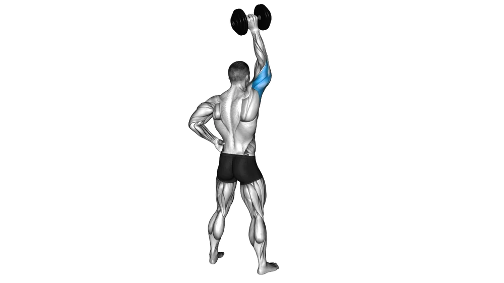 Single-Arm Tricep Extension (Dumbbell) exercise demonstration