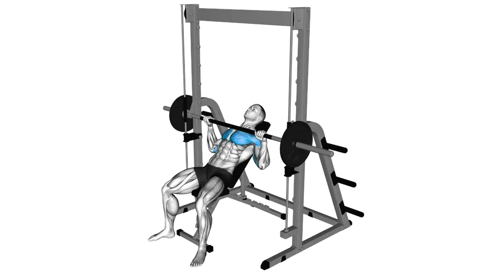 Smith Machine Incline Press exercise demonstration