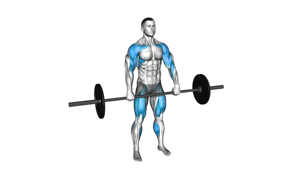 Hang Clean exercise demonstration