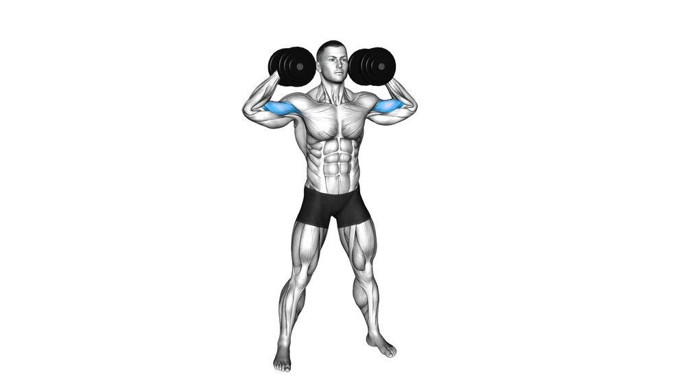 Overhead Curl (Dumbbell) exercise demonstration