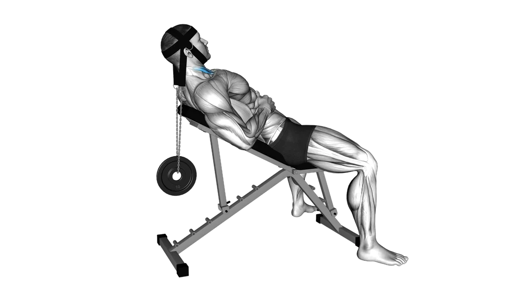 Lying Neck Curl (Weighted)