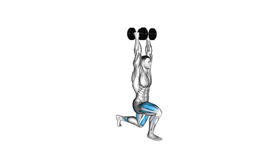 Overhead Lunge (Dumbbell)