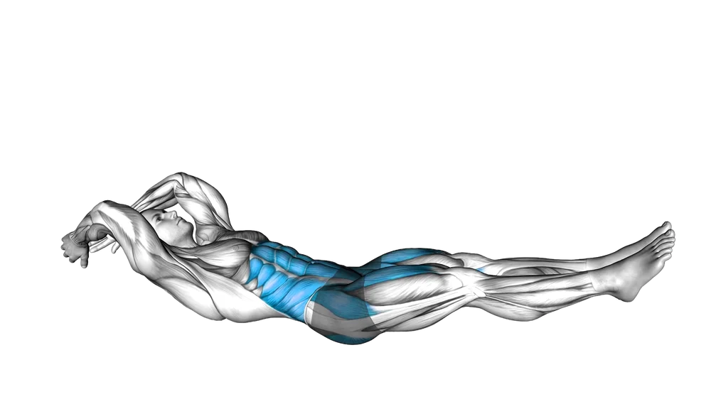Jackknife Sit Up exercise demonstration