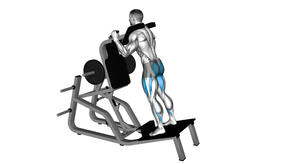 V Squat Machine exercise demonstration