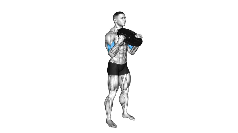 Plate Curl exercise demonstration