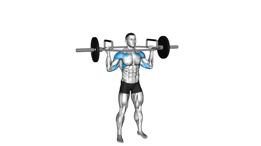 Barbell Overhead Press exercise demonstration