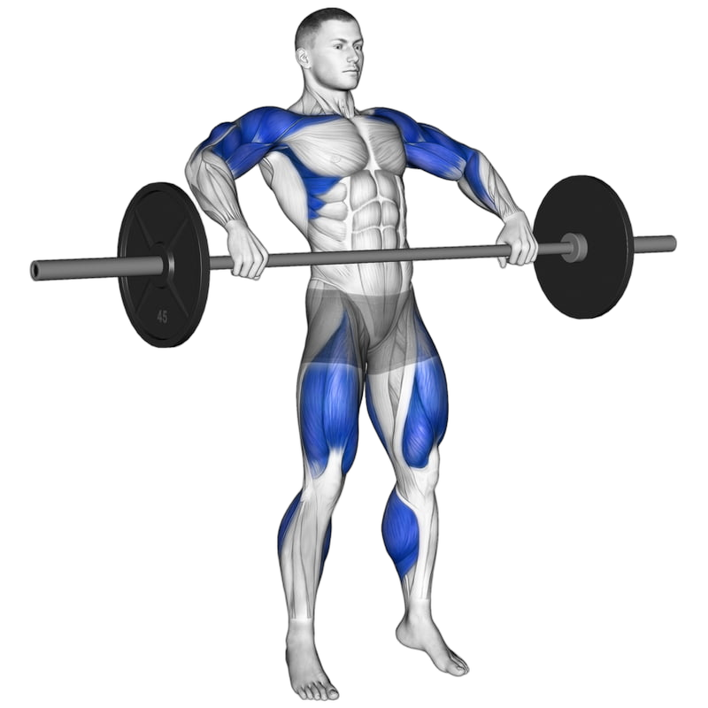 Muscle Snatch exercise demonstration